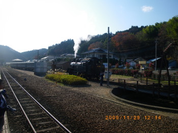 2009年11月29日茂木駅SL回転後.jpg